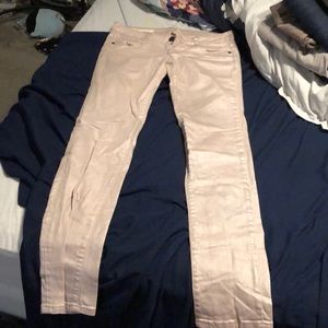 Sparkly pink jeans